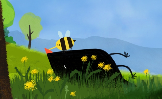 Το Πουλάκι και οι Μέλισσες